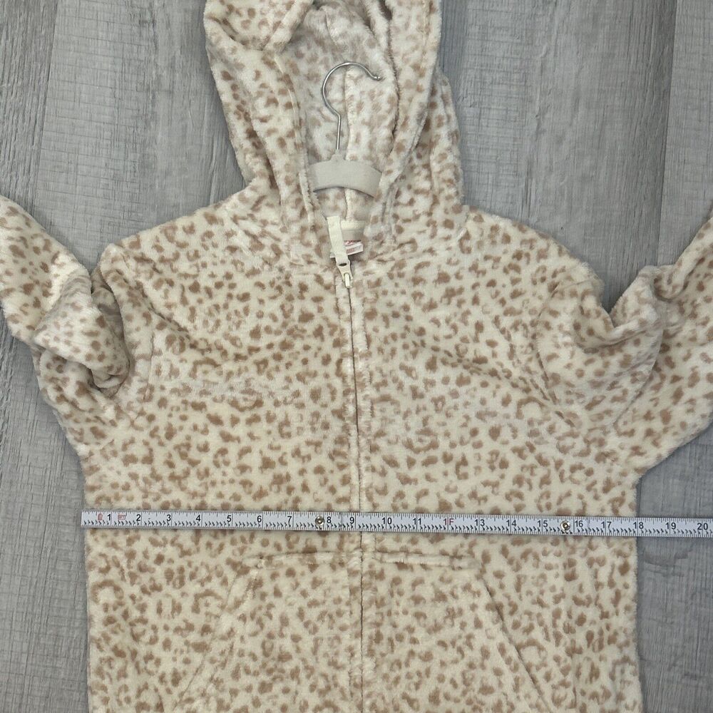 NWT Cat & Jack Girls Union Suit Pajamas XL 14 Off White One Piece Sleepwear - Picture 14 of 16